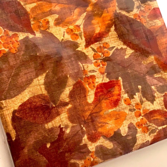 52”x78 Oblong Table Cloth Fall Autumn Leave Thanksgiving Dinner Party Halloween - Picture 1 of 12